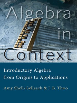 cover image of Algebra in Context